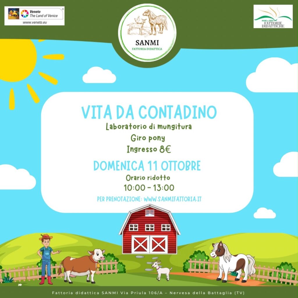 Locandina dell'evento 🌾🐮 Vita da Contadino!